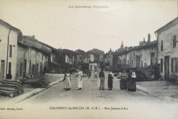 FRANCE, FRANCIA,...........” COLOMBEY-Les-BELLES “............Rue Jeanne D’ Arc - Colombey Les Belles