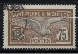 SAINT PIERRE ET MIQUELON         N°  YVERT :  90     OBLITERE       ( OB 8 / 46 ) - Usati