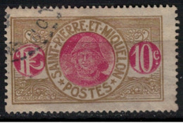 SAINT PIERRE ET MIQUELON         N°  YVERT :  109  ( 8 )           OBLITERE       ( OB 8 / 46 ) - Used Stamps