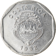 Monnaie, Costa Rica, 10 Colones, 1992, SPL, Stainless Steel, KM:215.1 - Costa Rica