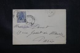 ROUMANIE - Enveloppe De Bucarest Pour Paris En 1909- L 70262 - Cartas & Documentos