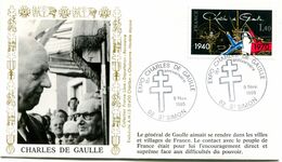 Thème Général De Gaulle - BT SIMON - 9 Novembre 1985 - Expo Charles De Gaulle - Y 448 - De Gaulle (General)