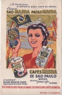 Buvard Publicitaire Ancien/Café/ MASDA De Sao-Paulo/Les Plus Fameux Cafés Du Monde/ Brésil/Vers 1950-1960  BUV486 - Coffee & Tea