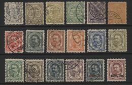 Luxembourg (12) 1906 & 1907 William IV & Coat Of Arms. 18 Different Stamps - 1906 Willem IV