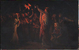 RELIGIOUS POSTCARD 1920 OLD TESTAMENT JUDITH SAMPLE HEAD HOLOFERNE POSTAL  CCR57 - Otros & Sin Clasificación