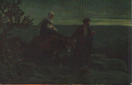 RELIGIOUS POSTCARD 1920 NEW TESTAMENT FLIGHT INTO EGYPT POSTKARTE POSTAL  CCR100 - Otros & Sin Clasificación