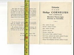 55984 - LITANIE TER EERE VAN DEN HEILIGEN CORNELIUS - BRUGIS 1924 - Devotieprenten