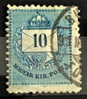 HUNGARY 1888/89 - Canceled - Sc# 27i - 10h - Usado