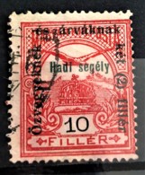 HUNGARY 1915 - Canceled - Sc# B40 - 10f - Usati