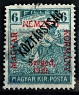HUNGARY 1919 - MLH - Sc# 11N23 - 6f - Unused Stamps