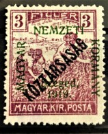 HUNGARY 1919 - MLH - Sc# 11N20 - 3f - Nuevos