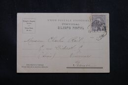 PORTUGAL - Affranchissement De Lisbonne Sur Carte Postale Pour La France - L 70404 - Brieven En Documenten