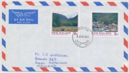 657-658 Auf Luftpost-Brief Gelaufen Nach Den Niederlanden (Holland) - Lettres & Documents