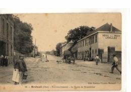 BRETEUIL  /     EMBRANCHEMENT  LA ROUTE DE MONDIDIER    HOTEL DE LA POSTE  LAVALLEE - Breteuil