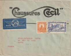 Tunisie 19.. Lettre Pour La France Avec Entete Chaussures - Briefe U. Dokumente