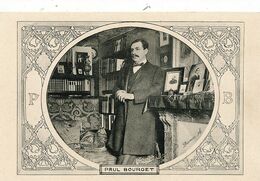 Paul Bourget Né à Amiens . Ecrivain  . Decor Art Nouveau. Annales Littéraires .Photo Ph. Dornac - Ecrivains