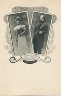 Mr Et Mme Edmond Rostand . Rosemonde Gerard  . Ecrivain Et Poétesse . Decor Art Nouveau. Annales Littéraires. Photo Otto - Ecrivains