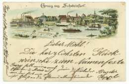 Ansichtskarte Schweinfurt 1898 Gruss Aus Schweinfurt - Schweinfurt