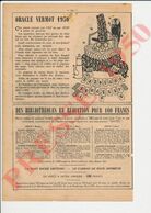 2 Vues Presse 1950 Oracle Cartomancienne Hibou Oiseau Publicité Sirop Rami Contre La Toux 231CH12 - Non Classés