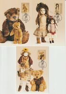 Australie Carte Maximum 1997 Poupée, Ours En Peluche 1584-86-87 - Maximumkaarten