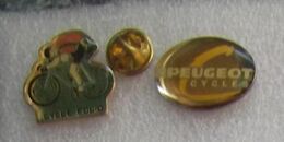 CYCLES FOLIO FECAMP &PEUGEOT CYCLES 2 PIN'S      EEEE  024 - Cyclisme