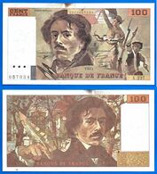 France 100 Francs 1993 Serie A Delacroix Frcs Frs Frc Que Prix + Port Peintre Paypal Bitcoin - Non Classificati