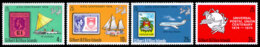 Gilbert And Ellice Islands, 1974, UPU Centenary, Universal Postal Union, United Nations, MNH, Michel 221-224 - Îles Gilbert Et Ellice (...-1979)