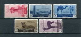 !!! ITALIE, TRIPOLITAINE, SERIE N°130/134 NEUVE ** - Tripolitaine