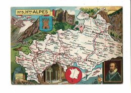 05 - HAUTES ALPES - Multivues, Carte Du Département  - 1801 - Otros Municipios