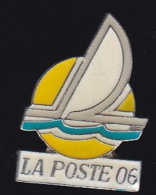 66516- Pin's-la Poste.06.PTT.Voilier. - Postes