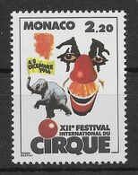 Thème Cirque - Monaco - Neufs ** Sans Charnière - TB - Circus
