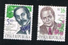 REP. CECA (CZECH REPUBLIC) - SG 296.297  - 2001  ANNIVERSARIES (COMPLET SET OF 2)  -   USED - Sonstige & Ohne Zuordnung