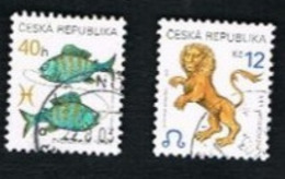 REP. CECA (CZECH REPUBLIC) - SG 206a.214  - 2001  ZODIAC -   USED - Sonstige & Ohne Zuordnung