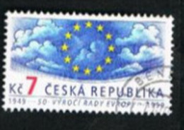 REP. CECA (CZECH REPUBLIC) - SG 233  - 1999 EUROPE COUNCIL ANNIVERSARY  -   USED - Altri & Non Classificati