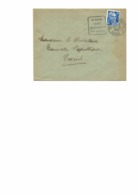 LETTRE OBLITERATION DAGUIN  " ST SAVIN VIENNE -SES FRESQUES -SON ABBAYE- ANNEE 1955 - Annullamenti Meccaniche (Varie)