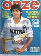 ONZE , N° 143 , Novembre 1987,  82 Pages,  FRANCESCOLI Et Le MATRA RACING Sur Orbitre,  Frais Fr 3.55 E - Sport
