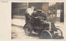 Thème Automobile:    Marque ???  Quai Charles Quinot 37 Amboise. Carte Photo    (voir Scan) - PKW