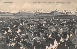 Memmingen Panorama Vom St. Martinsturm Mit Gebirgspanorama - Memmingen