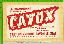 BUVARD   : Des Poudres A Laver  LA CHAMPIONNE   Savon Le Chat - Parfums & Beauté