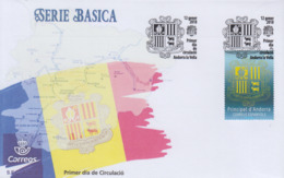 Enveloppe  FDC  1er  Jour    ANDORRA   ANDORRE    Armoiries  D' Andorre    2018 - Other & Unclassified