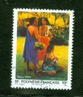 Femmes Polynésiennes; Polynésie Française / French Polynesia; Scott # 654; Usagé (3434) - Used Stamps