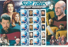 AUSTRALIA 2004 Star Trek: The Next Generation: Personalised Sheet UM/MNH - Blocks & Sheetlets