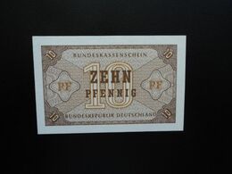 RÉPUBLIQUE FÉDÉRALE ALLEMANDE * : 10 PFENNIG   ND 1967    CA 315, **/ P 26       NEUF - [13] Bundeskassenschein