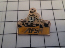 1116c Pins Pin's / Rare & Belle Qualité THEME SPORTS / KARTING APSM - Autorennen - F1