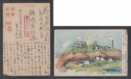 JAPAN WWII Military Daijiashan Picture Postcard CENTRAL CHINA Zhenjiang WW2 MANCHURIA CHINE MANDCHOUKOUO JAPON GIAPPONE - 1943-45 Shanghái & Nankín