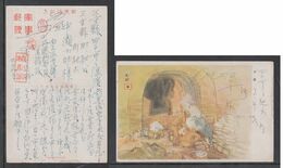 JAPAN WWII Military Evening Picture Postcard SOUTH CHINA WW2 MANCHURIA CHINE MANDCHOUKOUO JAPON GIAPPONE - 1943-45 Shanghai & Nanjing