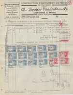 Facture - Ch. Soenen-Vandebroucke - Construction Instruments De Pesages  - Saint-André Les Bruges - 1945 - Petits Métiers