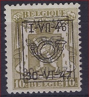 ONBEKEND / INCONNU DUBBELDRUK KLEIN STAATSWAPEN TYPO Nr. 554  1946 In Goede Staat ; Zie Ook Scan  ! - Typo Precancels 1936-51 (Small Seal Of The State)