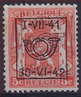 ONBEKEND / INCONNU DUBBELDRUK KLEIN STAATSWAPEN TYPO Nr. 465   1941 In Goede Staat ; Zie Ook Scan  ! - Typo Precancels 1936-51 (Small Seal Of The State)