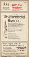Deutschland - Izb Ihr Zug-Begleiter - ICE 614 Poseidon - München Köln Hamburg Westerland (Sylt) - Faltblatt 1982 - Europe